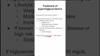 Treatment of hypertriglyceridemia [upl. by Consuelo]