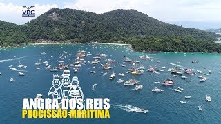 ⛵️Angra dos Reis⛵️Procissão Marítima⛵️ [upl. by Haerb525]