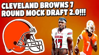 DILLON TALKS SPORTS CLEVELAND BROWNS 2024 MOCK DRAFT 20 [upl. by Enomsed695]