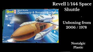 Revell 1144 Space Shuttle Unboxing from 2006 [upl. by Oivlis]