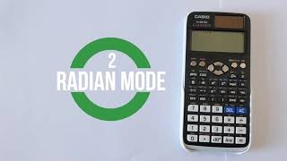 How to Switch Between Degrees and Radians Mode on a Casio fx991EX CLASSWIZ [upl. by Otrebire140]