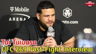 Tai Tuivasa Was Only Allowed To Do One Shoey Following KO Win  UFC 269 [upl. by Baxter]