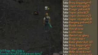 Range of ish Pk Vid 18 Runescape Bounty Hunter  Taste Vengence [upl. by Aynwat]