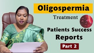 oligospermia and Cryptospermia successful treatment  DrPIswarya Devi MD s [upl. by Stephine]