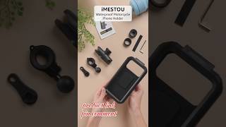 iMESTOU AntiTheft Waterproof Motorcycle Phone Holder Bike 🔥 shortvideoshortvideo [upl. by Teeter]