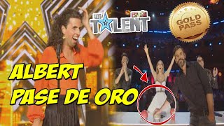 ALBERT PASE DE ORO GOT TALENT DEJA AL JURADO SIN SABER QUE VALORAR [upl. by Amaleta]