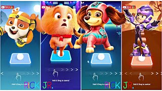 PAW Patrol  Rubble 🆚 Tot 🆚 Liberty 🆚 Harold Humdinger 🎶 Tiles Hop EDM Rush [upl. by Horan]