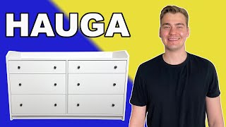 Hauga 6 Drawer Dresser IKEA Tutorial [upl. by Htenay]