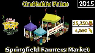 TSTO  Terwilligers Event  Springfield Farmers Market  Craftable Prize [upl. by Nawat]