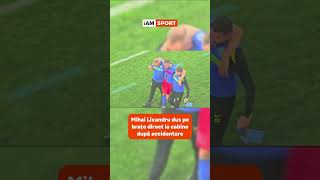 Mihai Lixandru accidentat în partida dintre FCSB și UTA [upl. by Anev503]