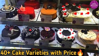 Mio amore cake price list  40 varieties of cake [upl. by Neelyahs659]