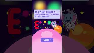 Simple ABC Phonics Song Pt1  Alphabet Counting Colors  Learn Nursery Rhymes kidssongs fyp [upl. by Ahsekin778]