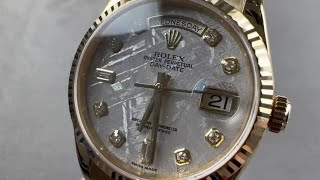 Rolex DayDate Meteorite Dial 118238 Rolex Watch Review [upl. by Ariajaj]