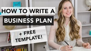 How to Write a Business Plan  Entrepreneurship 101 [upl. by Gianna]