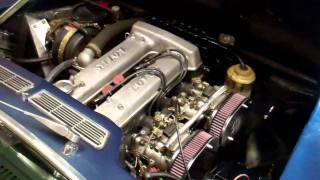 Lotus Elan 2 with KampN Air Filters Engine Test Run [upl. by Gabriell]