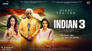 Indian 3  Hindi Trailer  Kamal Hassan  Kajal Aggarwal  Shankar  Lyca Production [upl. by Ennovahs]