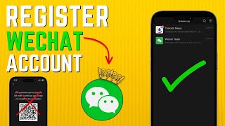 How To Register Wechat Account [upl. by Reifnnej868]