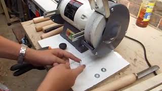 How to Use a Bench Grinder to Sharpen Tools [upl. by Wehttan770]