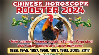 rooster 2024 year full of contentment in life 2024 rooster chinese horoscope prediction [upl. by Areem]