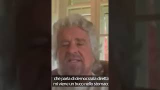 grillo contro conte “Chiedo l’estinzione del Movimento Cinque Stelle” [upl. by Hsotnas542]