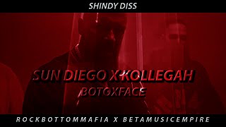 SUN DIEGO X KOLLEGAH  BOTOXFACE SHINDY DISS  Official AI Video [upl. by Eltsyrk]