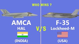 Comparison of Indias AMCA and American F 35 [upl. by Kobylak]