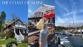 Traveling the Coast of Maine  visiting Camden Boothbay  Belfast [upl. by Nosylla]