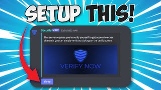 How To Make A DISCORD Verification System In 2024 [upl. by Ilojne473]