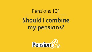 Should I combine my pensions  Pensions 101 [upl. by Clara706]