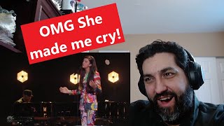 Angelina Jordan reaction to the Golden Buzzer winner [upl. by Kcirdez217]