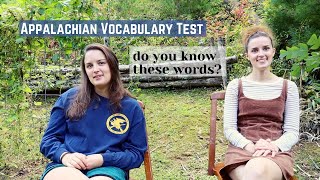 Appalachian Vocabulary Test  See if You Know the Words [upl. by Aneehsor]