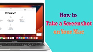 How to Take a Screenshot on Your Mac [upl. by Anthia]