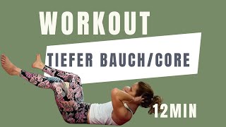 TIEFES BAUCH WORKOUT  FLACHER BAUCH [upl. by Aienahs]