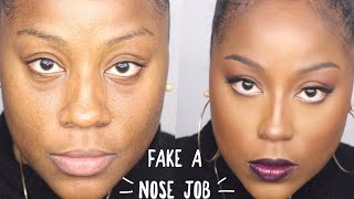 Nose Contouring  Makeup for Beginners  Step by Step [upl. by Yeca]