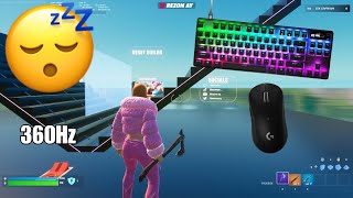 SteelSeries Apex Pro TKL ASMR 😴Rezon ay 1V1 Build Fight🏆 Satisfying Gameplay Fortnite 360 FPS 4K [upl. by Yerxa]