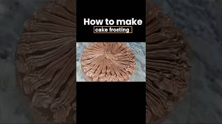 Unveiling secret to perfect cake frostingcakefrostingbuttercreamfrostingicingcakescakedecoration [upl. by Dmitri643]