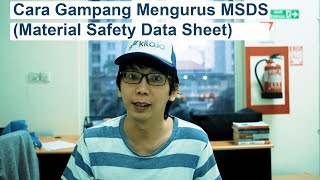 Cara Urus MSDS Material Safety Data Sheet [upl. by Alysoun]