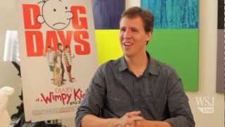 Diary of a Wimpy Kid Author Jeff Kinney on Dog Days Movie [upl. by Matilda498]