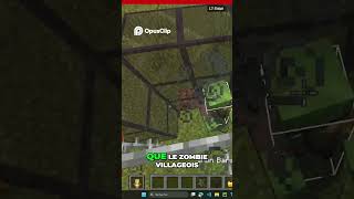 Comment guérir un Zombie vilageois vdans Minecraft [upl. by Adnoek969]