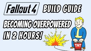 Becoming OVERPOWERED in Fallout 4 in 2 HOURS  Build Guide [upl. by Jeromy265]