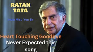 Ratantata Heart Touching Goodbye SONG  TataGroup  RatanTata News  ShantanuNaidu  Tata Motors [upl. by Deedee267]