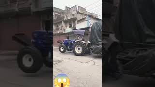 Farmtrac 60 tractor likevideosubscribechannelcomment modifiedbike like [upl. by Gillette]