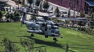 USMC Aircraft Land In Downtown Nashville [upl. by Nashom290]