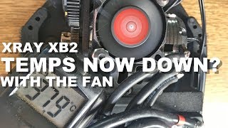 Xray XB2  Test Drive after Fan Installation with LRP X20 135T Motor [upl. by Ruvolo]