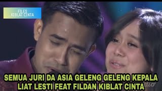 Lesti feat fildan kiblat cinta semua juri DA asia geleng geleng kepala [upl. by Akinas]