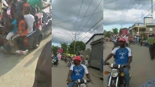 Ouanaminthe  Les partisans de Jovenel Moïse ont manifesté contre Maryse Narcisse et J B Aristide [upl. by Itteb930]