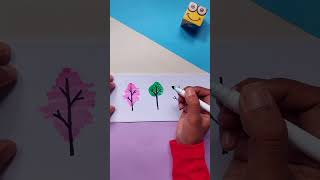 How to Draw Different Types of Trees Easy Tree Drawing Ideas for Beginners [upl. by Otanutrof]