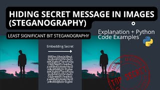 Steganography Explanation and Code Examples Least Significant Bit [upl. by Nirihs]