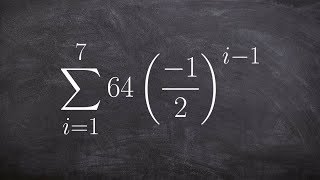 Learning to find the partial sum of a geometric series [upl. by Hecker678]