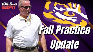 LSU HC Brian Kelly Press Conference  Fall Practice Report  Defensive Standouts For Tigers [upl. by Wilson893]